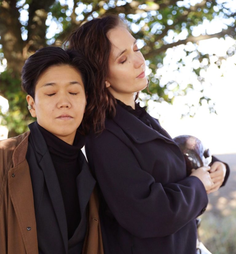 Das Duo Yoko und Margreta Margreta Häfer und Yoko Kuwahara