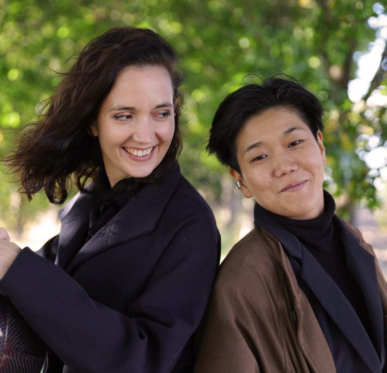 Das Duo Yoko und Margreta Margreta Häfer und Yoko Kuwahara